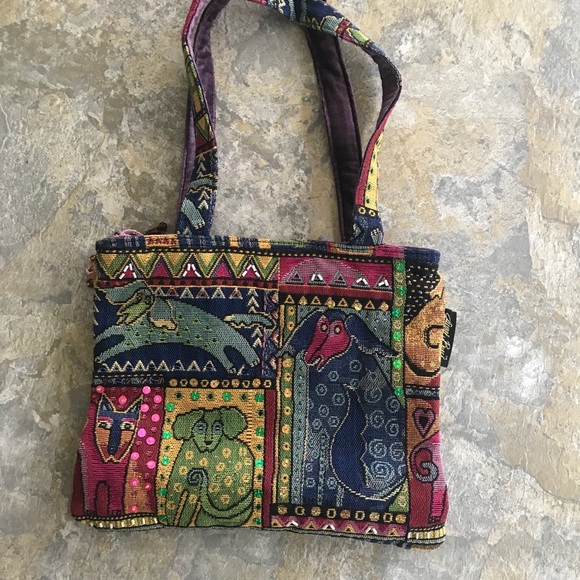 Laurel Burch Dogs Patchwork Sm/Med Tote, NWOT - Picture 6 of 6